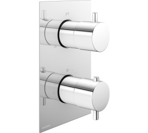Built-in 2-way thermostatic mixer